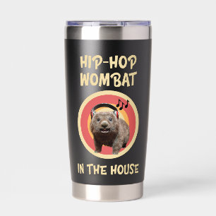 Funny Angesagt hop Wombat im Haus Thermobecher