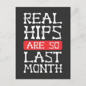 Funny Angesagt Replacement Knochen Operation Erhol Postkarte (Vorderseite)