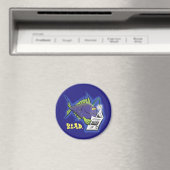 Funny angler Cartoon Magnet (In Situ (Geschirrspüler))