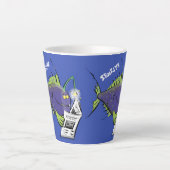 Funny angler fish cartoon milchtasse (Vorderseite)