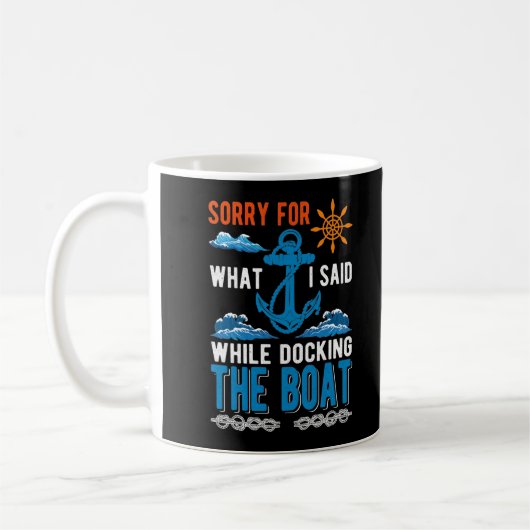 Funny Angry Captain Kaffeetasse (Links)