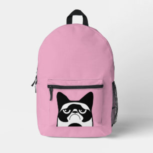 Funny Angry Cat Bedruckter Rucksack