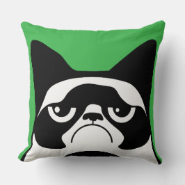Funny Angry Cat Kissen