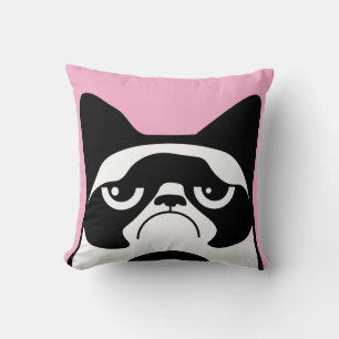 Funny Angry Cat Kissen