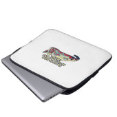 Funny angry Cat Mem für Kätzchenbesitzer & Katzenl Laptopschutzhülle (Vorne Knopf)