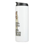 Funny angry cat meme for kitty persons &cat lovers thermosbecher (Nach rechts gedreht)