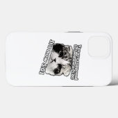 Funny angry cat meme für kitty besitzer Case-Mate iPhone hülle (Rückseite (Horizontal))