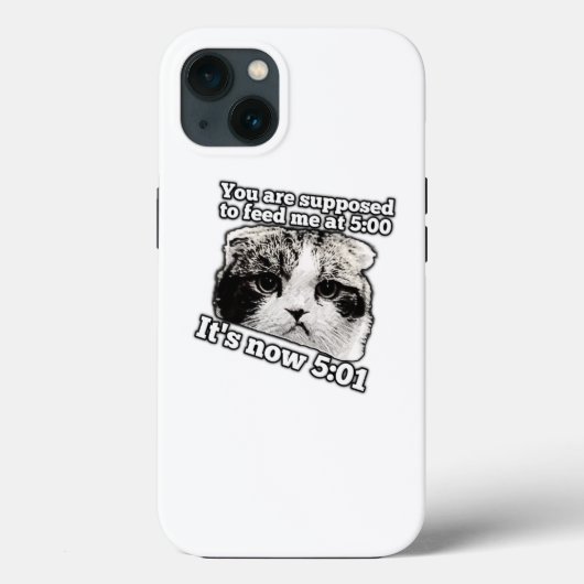Funny angry cat meme für kitty besitzer Case-Mate iPhone hülle (Rückseite)