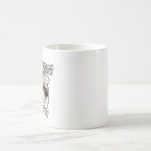 Funny angry cat meme für kitty besitzer kaffeetasse (Mittel)