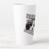 Funny angry cat meme für kitty besitzer milchtasse (Vorderseite)