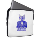 Funny angry cat meme für kitty Liebhaber Laptopschutzhülle (Vorne Rechts)