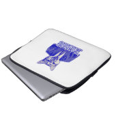 Funny angry cat meme für kitty Liebhaber Laptopschutzhülle (Vorne Knopf)