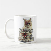 Funny angry cat meme für kitty people & cat Liebha