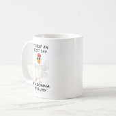 Funny Angry Chicken – It’s Slap an Idiot Day  Kaffeetasse (Vorderseite Links)