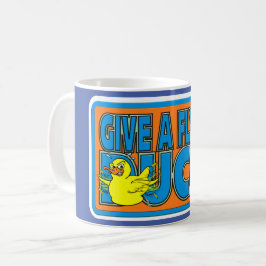 FUNNY ANGRY DUCK 4X4 DUCKING DESIGN KAFFEETASSE