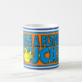 FUNNY ANGRY DUCK 4X4 DUCKING DESIGN KAFFEETASSE (Mittel)
