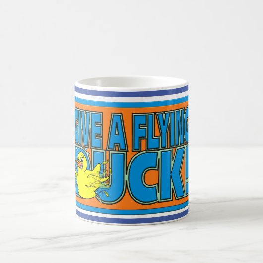 FUNNY ANGRY DUCK 4X4 DUCKING DESIGN KAFFEETASSE (Mittel)