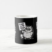 Funny Angry Fluffy Cat Pets Besitzer Cat Mamas & V Kaffeetasse (Mittel)
