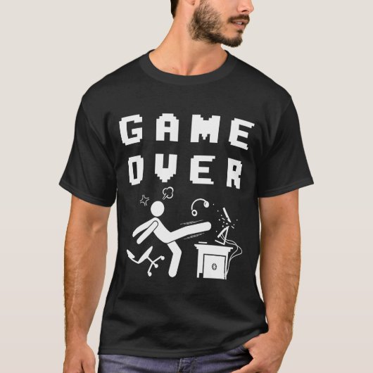 Funny Angry Gamer Meme Design for Boys Video Game  T-Shirt (Vorderseite)
