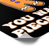 Funny Angry Gingerbread Man You W Ece Of Me  Poster (Ecke)