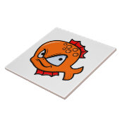 Funny Angry Goldfish Fliese (Seite)