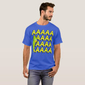 Funny Angry Green Parrot Yelling Meme Geschenk T-Shirt (Vorne ganz)