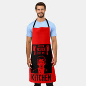 Funny Angry Koch Schürze (Getragen)