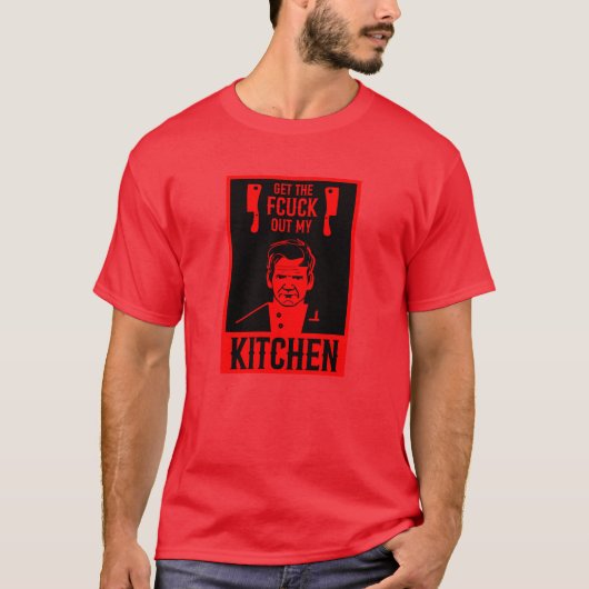 Funny Angry Koch T-Shirt (Vorderseite)