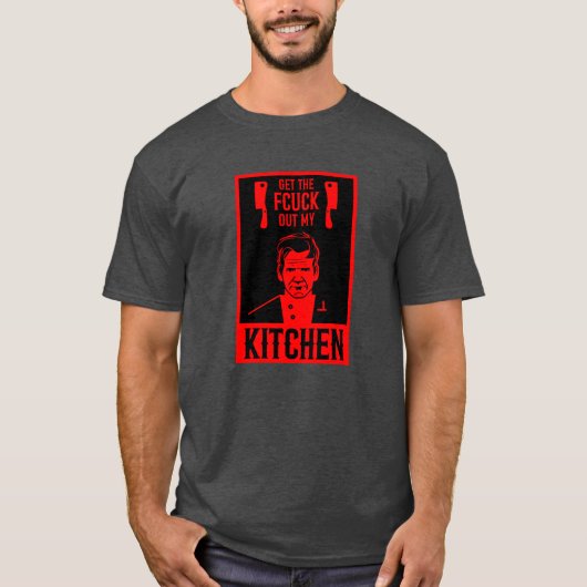 Funny Angry Koch T-Shirt (Vorderseite)
