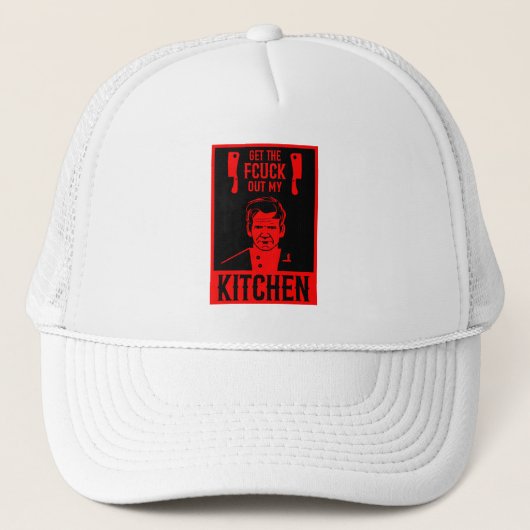 Funny Angry Koch Truckerkappe (Vorderseite)