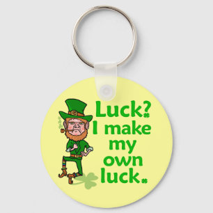 Funny Angry Lucky Irish Leprechaun Schlüsselanhänger