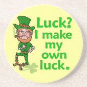 Funny Angry Lucky Irish Leprechaun Untersetzer (Vorne)