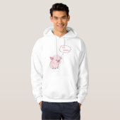 Funny Angry Pig Now Whaat Pullover Hoodie (Vorne ganz)