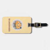 Funny Angry Potato – Un-peelievable Art Gepäckanhänger (Vorderseite horizontal)