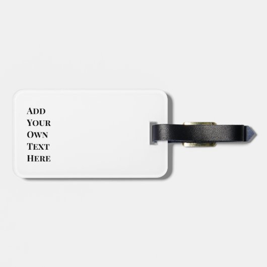 Funny Angry Potato – Un-peelievable Art Gepäckanhänger (Rückseite horizontal)