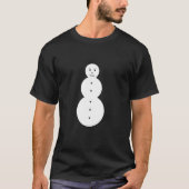 Funny Angry Snowman The Jeezy Snowman T-Shirt (Vorderseite)