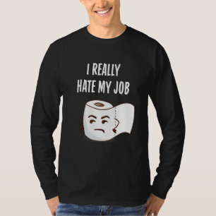 Funny Angry Toilettenpapier ich wirklich hasst mei T-Shirt