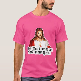 Funny Angry Vater Jesus Meme Digitale Kunst T-Shirt