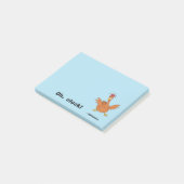 Funny angst Hühnerpuhn Lover Oh Cluck Post-it Klebezettel (angewinkelt)