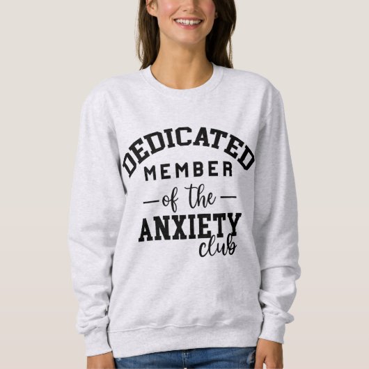 Funny Angstclub Sweatshirt (Vorderseite)