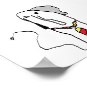 Funny Animal Art Elephant Poster (Ecke)