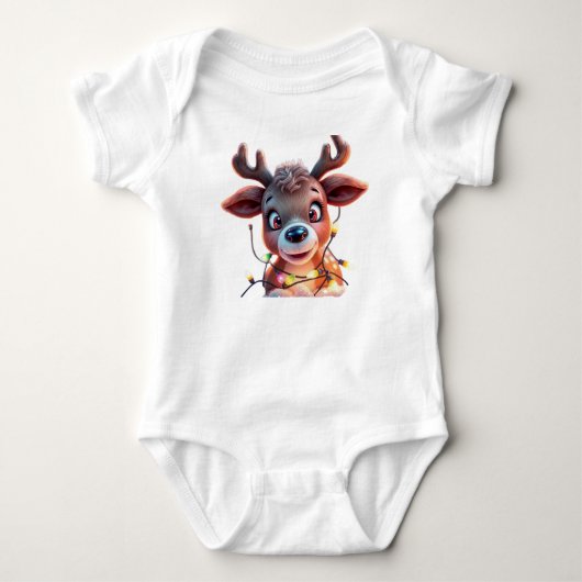 Funny animal art – perfect gift for animal lovers  baby strampler (Vorderseite)