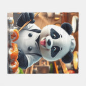 Funny animal art – perfect gift for animal lovers fleecedecke (Vorderseite (Horizontal))