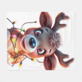 Funny animal art – perfect gift for animal lovers fleecedecke (Vorderseite (Horizontal))