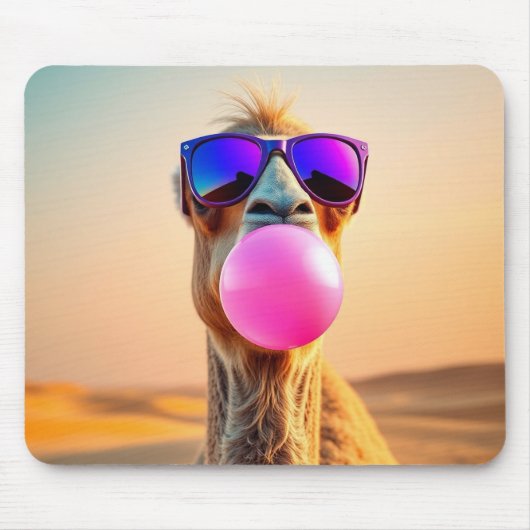 Funny animal art – perfect gift for animal lovers mousepad (Vorne)