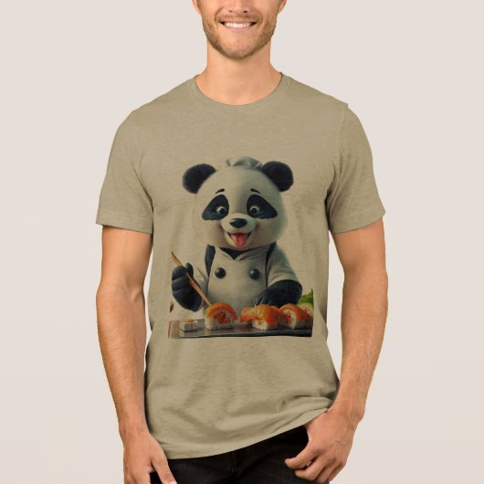 Funny animal art – perfect gift for animal lovers Tri-Blend shirt (Vorderseite)