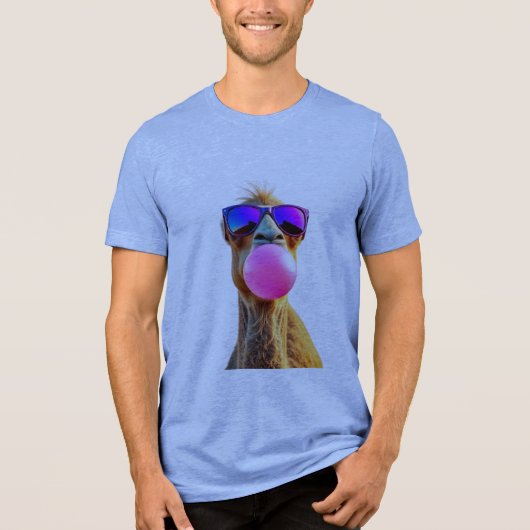 Funny animal art – perfect gift for animal lovers Tri-Blend shirt (Vorderseite)