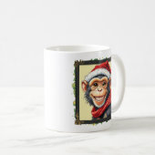 Funny Animal Christmas Favorites - Affe 2 Kaffeetasse (VorderseiteRechts)