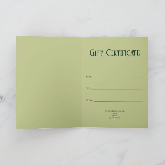 Funny Animal Christmas Favorites - Einhorn 1 Karte (Innenseite)