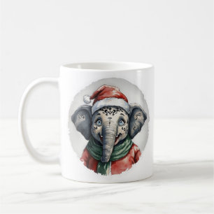 Funny Animal Christmas Favorites - Elephant 2 Kaffeetasse